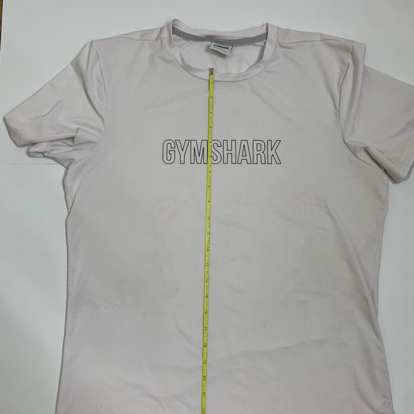 Gymshark Men’s Plain White Graphic Tee Size Large - Picture 8 of 8